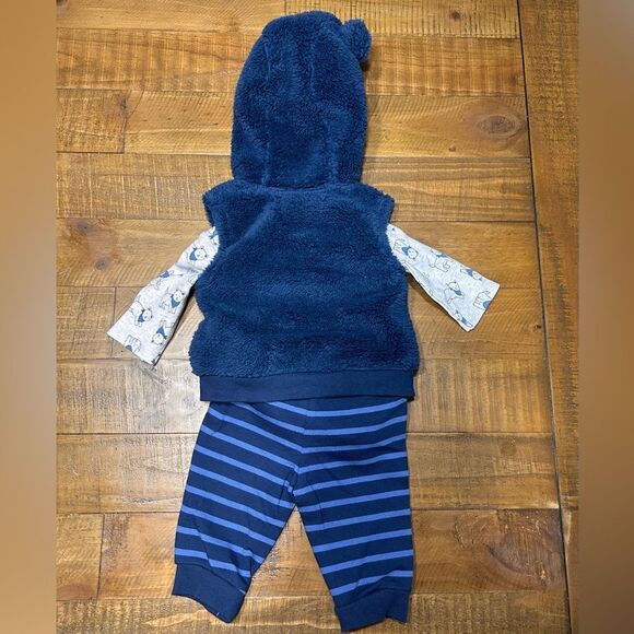 Little Me Baby Puppy 3 Piece Vest Set - Picture 4 of 11